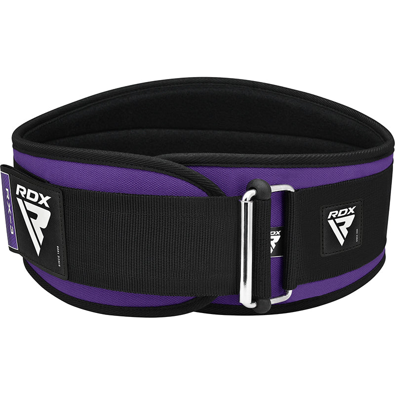 WEIGHT LIFTING STRAP BELT RX1 PURPLE